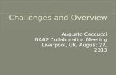 Augusto Ceccucci NA62 Collaboration Meeting Liverpool, UK, August 27, 2013.