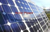 Solar Power By: Marissa Bohlman and Brittany Marshall.