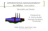 OPERATIONS MANAGEMENT for MBAs Third Edition