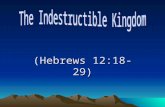 (Hebrews 12:18-29). Introduction Much is said about the kingdom –Premillennial view: It is coming soon –Is that the correct view? –The answer is important.