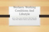 Workers: Working Conditions And Lifestyle Jericco Vera, Jason McTavish, Miki Matsuoka, Rosie Hill, Webster Steele, and Israa Elkork.