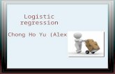 Logistic regression Chong Ho Yu (Alex). What is logistic? Odds: events/non-events. e.g.  12 students took a test, 2 pass/10 failed =.2  In Item Response.