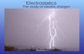 The study of electric charges