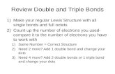 Review Double and Triple Bonds