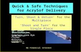 Quick & Safe Techniques for AcrySof Delivery Dr. Suven Bhattacharjee, MS, DO, DNB, FRF. Complete care Eye Clinic Kolkata, INDIA No Financial Interest