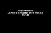 Ronni Wellema Costume in Theater and Film Final Part II.