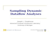 Sampling Dynamic Dataflow Analyses Joseph L. Greathouse Advanced Computer Architecture Laboratory University of Michigan University of British Columbia.