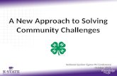 A New Approach to Solving Community Challenges National Epsilon Sigma Phi Conference October 2015.