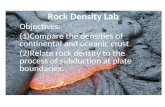 Rock Density Lab Objectives: