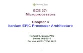 Chapter 4 Itanium EPIC Processor Architecture