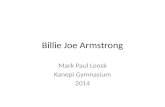 Billie Joe Armstrong Mark Paul Leosk Kanepi Gymnasium 2014.