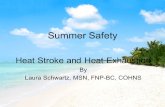 Heat Stroke and Heat Exhaustion By Laura Schwartz, MSN, FNP-BC, COHNS