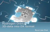 Hydrogen Orbital 3D-data into DX format Byun Jae Duk.