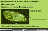 Automotive Electricity and Electronics, 2/e By James D Halderman © 2009 Pearson Education, Inc. Pearson Prentice Hall - Upper Saddle River, NJ 07458 OBJECTIVES.