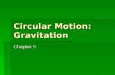 Circular Motion: Gravitation Chapter 5. 5-1 Kinematics of Uniform Circular Motion  Uniform circular motion is when an object moves in a circle at constant.