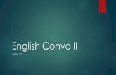 English Convo II Week 10.