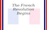 The French Revolution Begins. Calling the Estates-General Due to spending, Louis XVI forced to raise taxes on nobles. Second Estate was furious; called.