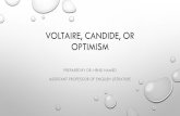Voltaire, candide, or optimism