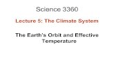 Science 3360 Lecture 5: The Climate System