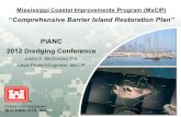 US Army Corps of Engineers BUILDING STRONG ® Mississippi Coastal Improvements Program (MsCIP) “Comprehensive Barrier Island Restoration Plan” PIANC 2012.