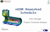 Office of Nuclear Physics Collaboration Meeting 5/19/08 #1 nEDM Reworked Schedule Kim Selvage Project Controls Analyst.