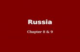 Russia Chapter 8 & 9. A Vast Land Chapter 8 Section 1.