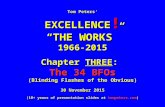 Tom Peters’ EXCELLENCE ! “THE WORKS” 1966-2015 Chapter THREE: The 34 BFOs (Blinding Flashes of the Obvious) 30 November 2015 (10+ years of presentation.