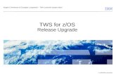 © 2009 IBM Corporation TWS for z/OS Release Upgrade Angelo D’Ambrosio & Giuseppe Longobardi – TWA customer support team.
