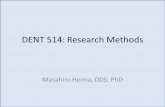 DENT 514: Research Methods