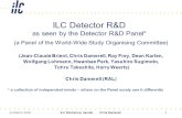 3rd March 2008ILC Workshop, Sendai Chris Damerell 1 ILC Detector R&D as seen by the Detector R&D Panel* (a Panel of the World-Wide Study Organising Committee)