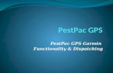 PestPac GPS Garmin Functionality & Dispatching. PestPac GPS Control Panel highlighting Job Status’ from Garmin devices.