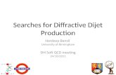 Searches for Diffractive Dijet Production Hardeep Bansil University of Birmingham SM Soft QCD meeting 24/10/2011.