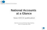 National Accounts at a Glance New OECD publication National Accounts Working Party Meeting Paris 4-6 November 2009.