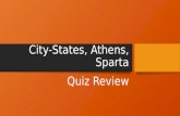 City-States, Athens, Sparta