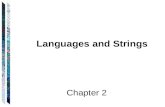 Languages and Strings Chapter 2.