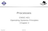 Gary Burt2/1/2016 1 Processes CMSC-421 Operating Systems Principles Chapter 2.