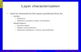 Layer characterization