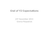 End of Y2 Expectations 23 rd November 2015 Emma Fitzpatrick.