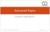 Genetic Algorithms D Nagesh Kumar, IISc Water Resources Planning and Management: M9L2 Advanced Topics.