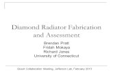 Diamond Radiator Fabrication and Assessment Brendan Pratt Fridah Mokaya Richard Jones University of Connecticut GlueX Collaboration Meeting, Jefferson.