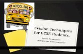 Revision Techniques for GCSE students. Advice for students- How you can achieve success?