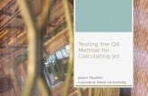 Jason Mueller Louisiana State University. Overview  What is v 2  Bulk v 2  Jet v 2  Methods for calculating jet v 2  Standard method  QA method.