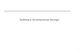 Software Architectural Design 1. Topics covered  Architectural design decisions  Architectural views  Architectural patterns  Application architectures.