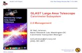 GLAST LAT Project CAL Peer Design Review, Mar 17-18, 2003 W. N. Johnson Naval Research Lab Washington DC GLAST Large Area Telescope Calorimeter Subsystem.