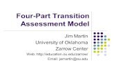 Four-Part Transition Assessment Model Jim Martin University of Oklahoma Zarrow Center Web: