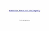 Resources, Timeline & Contingency UCN CDR (Sept/2010)