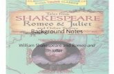 William Shakespeare and Romeo and Juliet