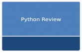 Python Review.
