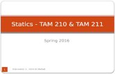 Spring 2016 Statics - TAM 210 & TAM 211 Discussion 1 - Intro to Matlab 1.