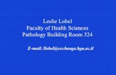 Leslie Lobel Faculty of Health Sciences Pathology Building Room 324